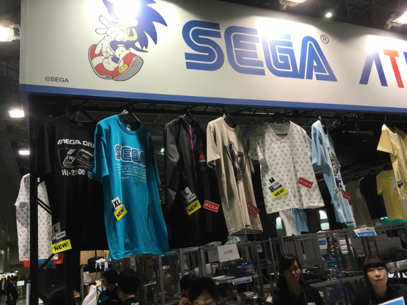Sega shirts.